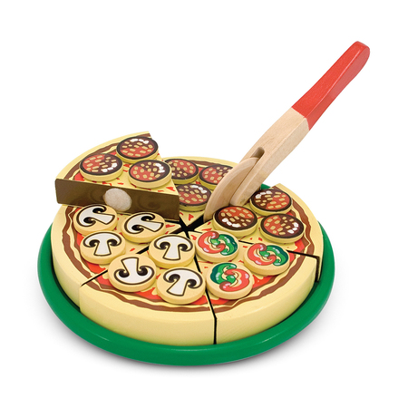 Melissa & Doug Pizza Party - Wooden Play Food Set 167